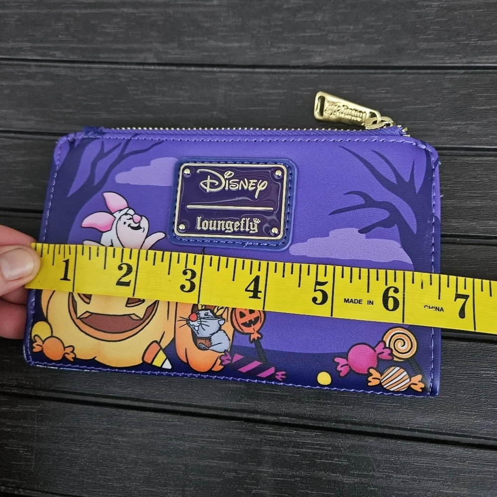 Loungefly Disney Winnie the Pooh Trick-or-Treat Wallet Halloween Purple NEW